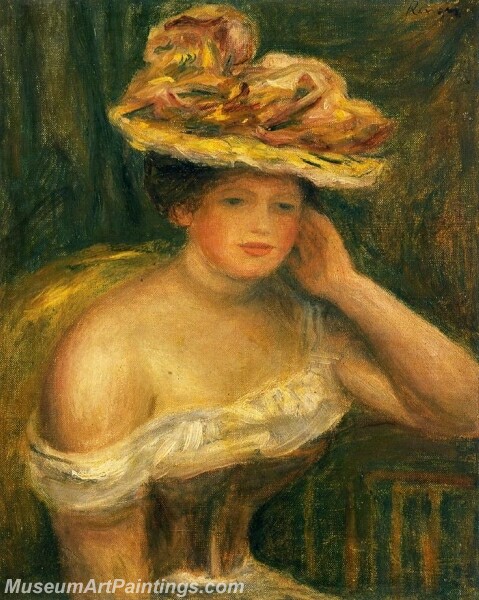 Woman Wearing a Corset Painting