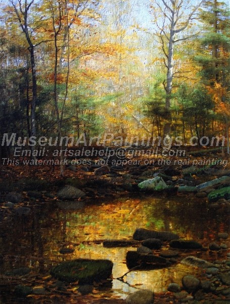 Woodland Brook by William Bliss Baker