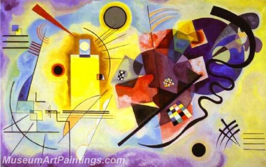 Yellow Red Blue Painting