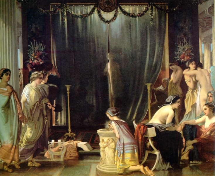 Zeuxis choosing his models